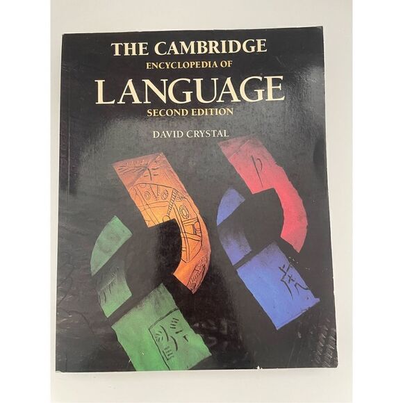 Cambridge Encyclopedia of Language 2nd Edition by David Crystal - Picture 1 of 4
